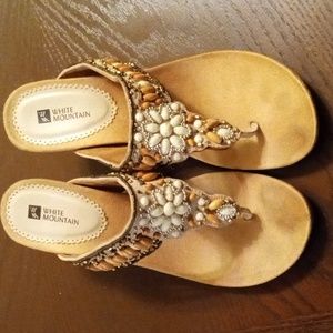White Mountain Women Sandals.